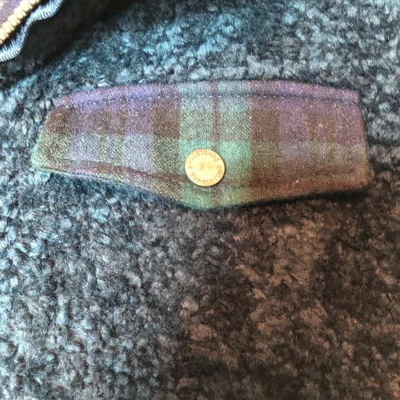 Pendleton Blue Fuzzy Zip Up Jacket XL - Picture 9 of 15